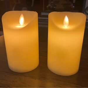 Flameless Candles, Set of 2
